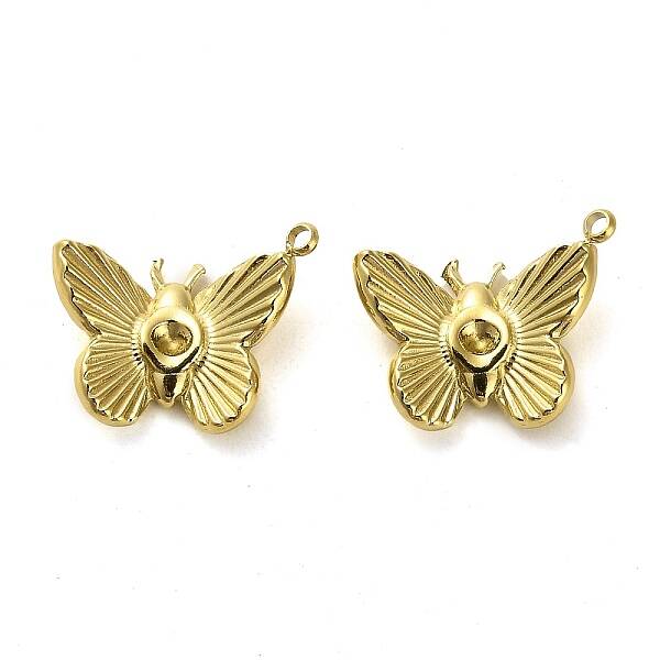 304 Stainless Steel Pendants Rhinestone Setting