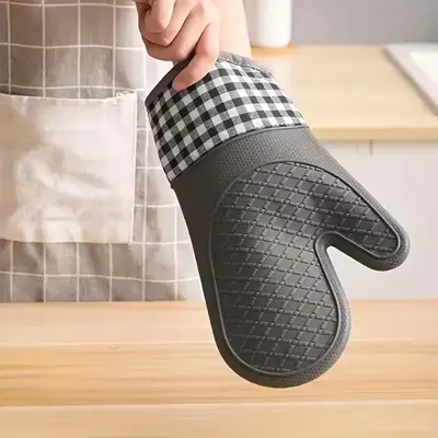 Baking Mitt, 1 Count Kitchen Silicone Oven Mitt, Heat Insulation Baking Glove, Oven Glove, Kitchen Gadgets