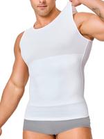 Men's Solid Compression Shapewear Tank Top, Breathable Comfortable Slimming Vest, Compression Shirt, Tummy Control Clothes fo...
