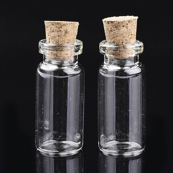 Glass Jar Glass Bottles Bead Containers