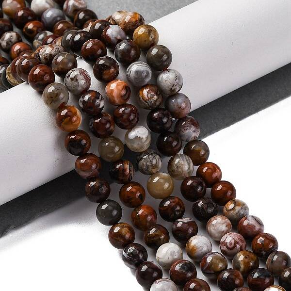 Natural Mexico Crazy Agate Beads Strands