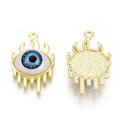 Rack Plating Alloy Enamel Pendants