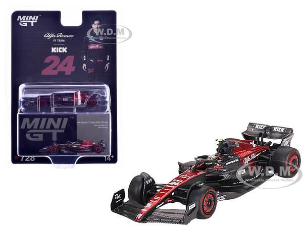 Alfa Romeo C43 #24 Zhou Guanyu Alfa Romeo F1 Team Kick Formula One F1 Australian GP (2023) Limited Edition 1/64 Diecast Model...