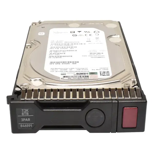 846591-001 HP 8TB 7200RPM SAS 12Gb/s Nearline 3.5-inch Hard Drive