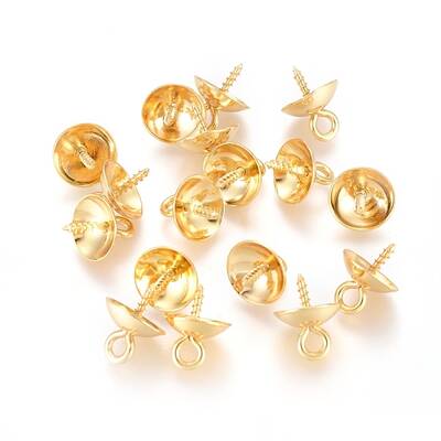 201 Stainless Steel Peg Bails Pendants