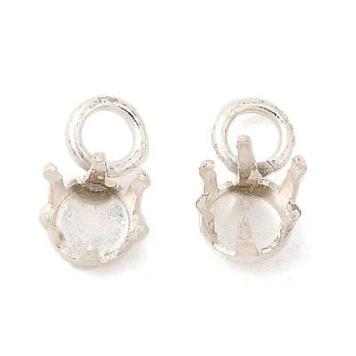 Ion Plating(IP) 304 Stainless Steel Charms Rhinestone Claw Settings