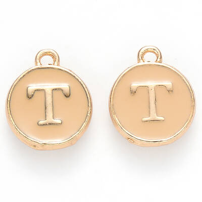 Golden Plated Alloy Enamel Charms