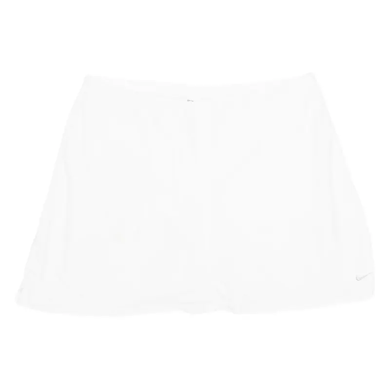 NIKE Womens Skort Skirt White Short M