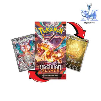 Pokémon TCG: Scarlet & Violet-Obsidian Flames Sleeved Booster Pack