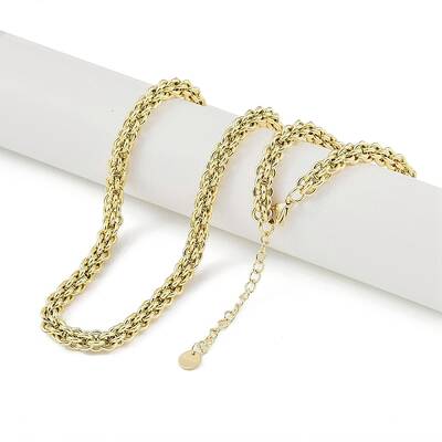 304 Stainless Steel Rope Chain Necklaces for Women