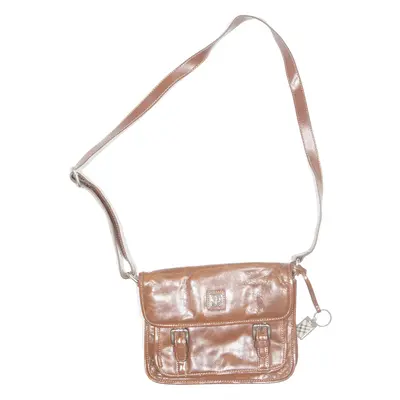 GIANI BERNINI Womens Shoulder Bag Brown Leather
