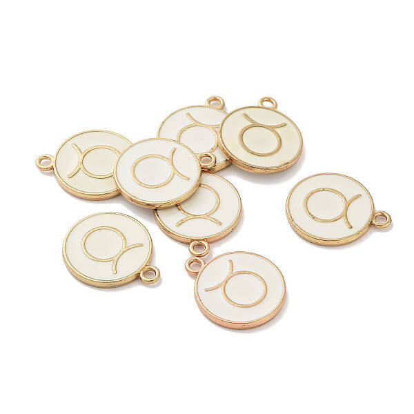 (Defective Closeout Sale: Yellowing) Alloy Enamel Pendants