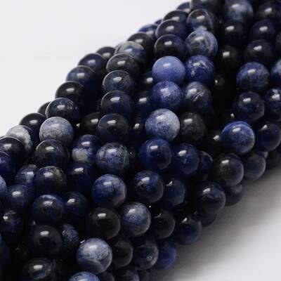 Natural Sodalite Round Beads Strands