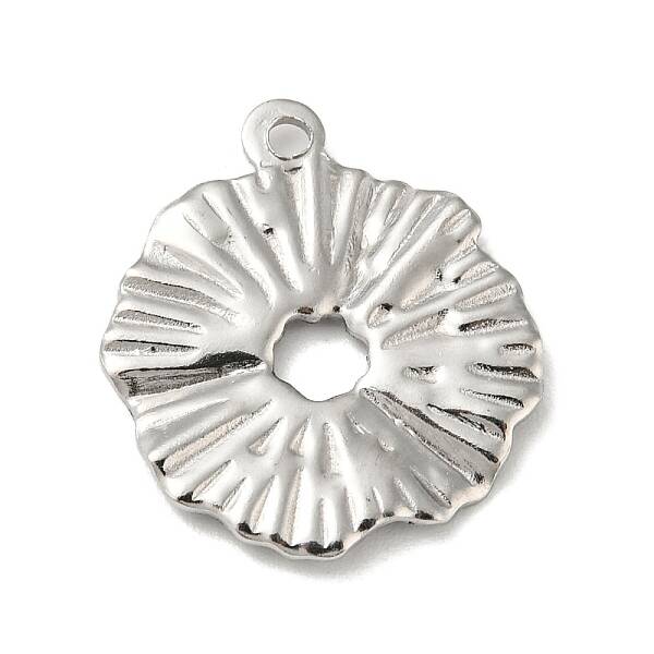 Non-Tarnish Textured 304 Stainless Steel Pendants