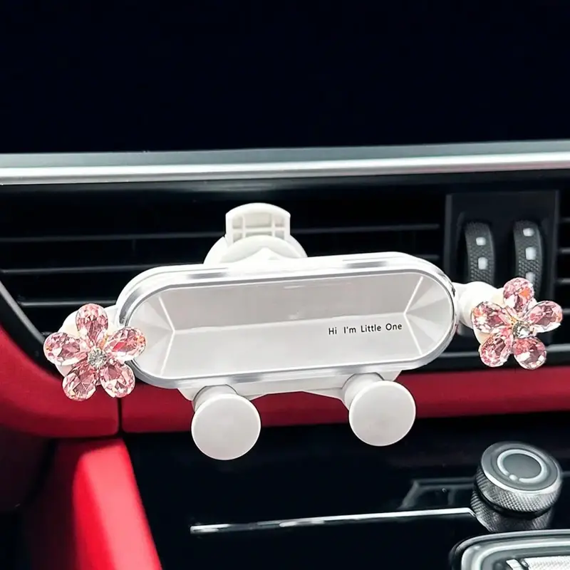Car Air Outlet Phone Holder, Cute Cartoon Flower Shaped Phone Holder, Multifunctional Mobile Phone Holder for Car