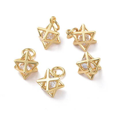 Hollow Brass Charms