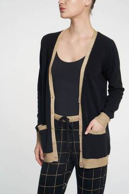 Cardigan C2 C24 Elodie Black | Color: BLACK | Size: L