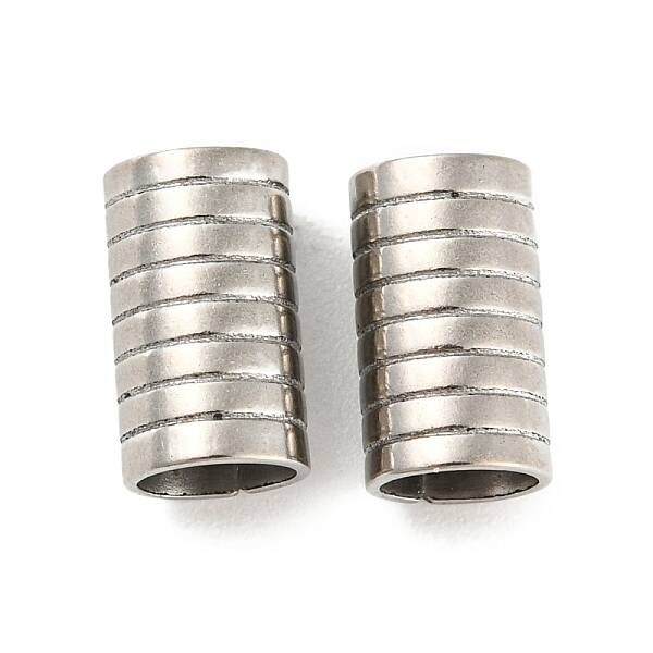 Non-Tarnish 201 Stainless Steel Tube Beads