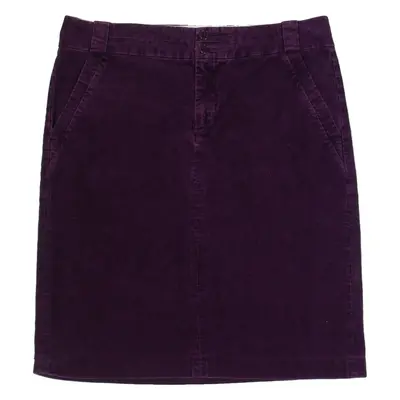 JIGSAW Womens Straight Skirt Purple Knee Length Corduroy M