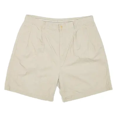 NAUTICA Golf Mens Chino Shorts Beige 90s L W36