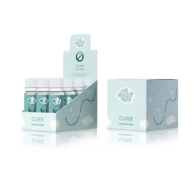 CURB - 12 Pack - Sugar-Free Blueberry Lemon Terpene Wellness Vitamins Supplement Health Shots - Support Munchies Control & Mo...