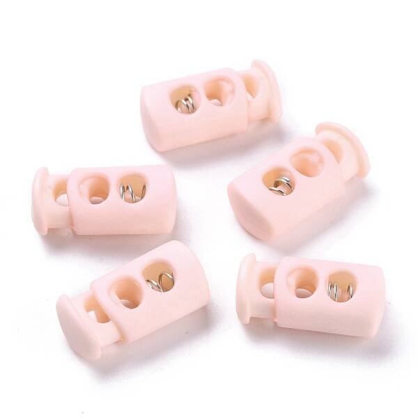 Plastic Spring Cord Lock Stopper Cylinder