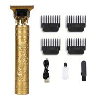 Electric Hair Clipper Kit, 1 Set Cordless Hair Clipper & 4pcs Limit Combs & Brush & Lubricating Oil & Data Cable, Hair Stylin...