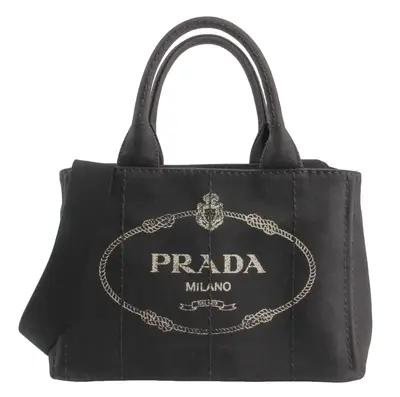 Pre-owned PRADA Canvas tote bags Canapa Small Logo Tote