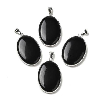 Natural Obsidian Pendants