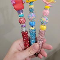 Beadable Pen(LIVE CLAIM ONLY) - Bedazzled with Colorful Beads