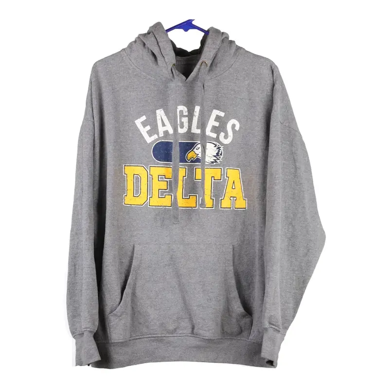Eagles Delta Unbranded Hoodie - Large Grey Cotton