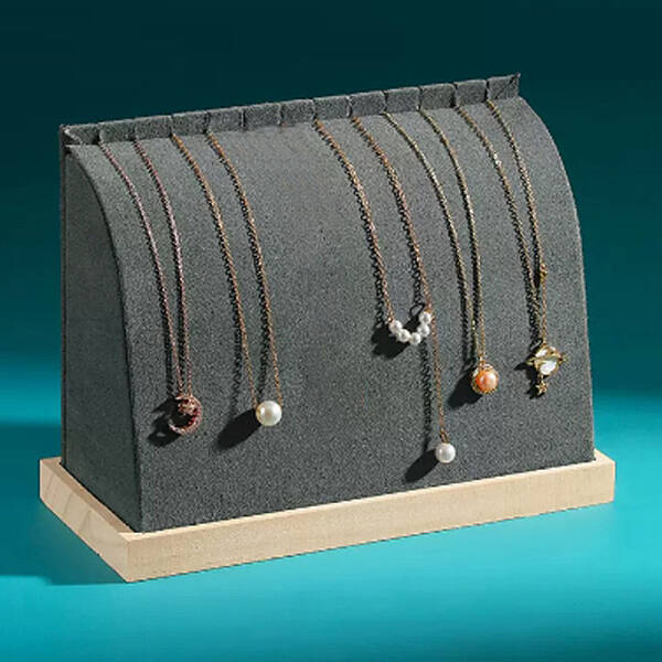 Velvet Necklace Organizer Display Stands