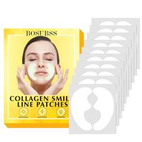 Collagen Smile Line Patches, 10 Pairs/box Moisturizing Face Patches, Hydrating Firming Face Patches, Face Lifting Patches, Fa...