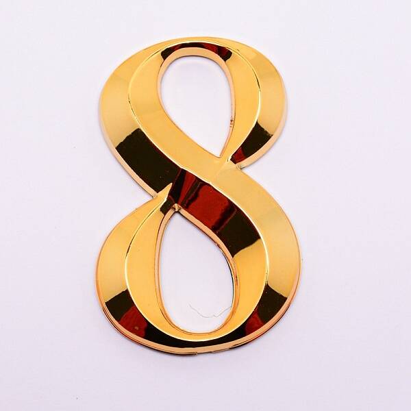 Plastic & PVC Number Sign Labels