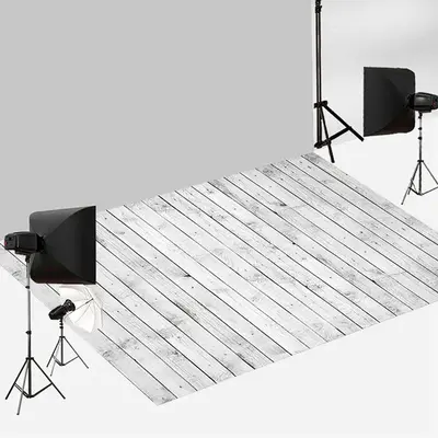 Aperturee White Wooden Board Baby Floor Backdrop For Photo | Floor Photography Background | Floor Background For Photography ...