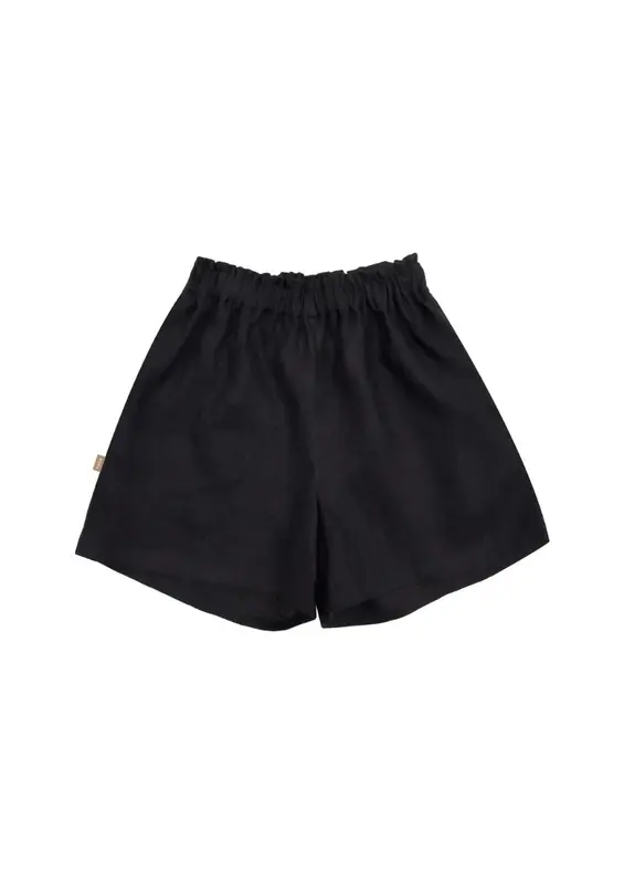 Women linen shorts - Black | Size: M