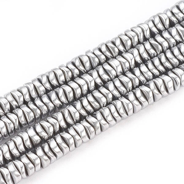 Electroplate Non-magnetic Synthetic Hematite Beads Strands
