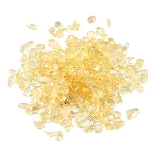 Natural Citrine Chip Beads
