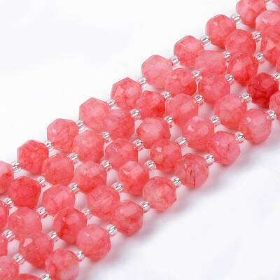 Natural Rhodochrosite Beads Strands