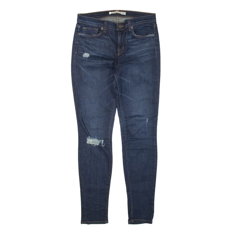JBRAND Distressed Jeans Blue Denim Slim Skinny Womens W28 L29