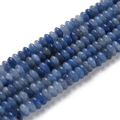 Dyed & Heated Natural Blue Aventurine Beads Strands