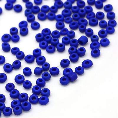 Frosted Opaque Glass Seed Beads