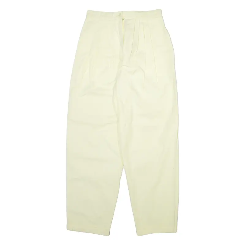 Womens Trousers Yellow Relaxed Tapered W26 L30