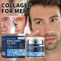 Collagen Men's Anti-Aging Wrinkle Cream, Men's Face Moisturizer Cream 50g, Skin Firming and Tightening Lotion