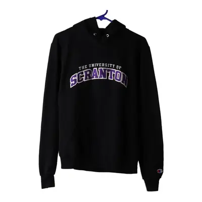 University of Scranton Champion College Hoodie - Small Black Cotton Blend