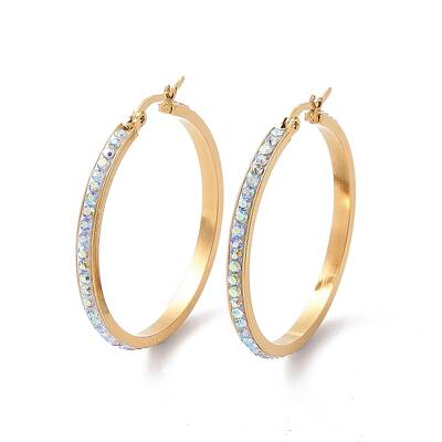 304 Stainless Steel Hoop Earrings