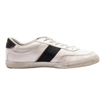 LACOSTE Sneaker Trainers White Leather Mens UK 8