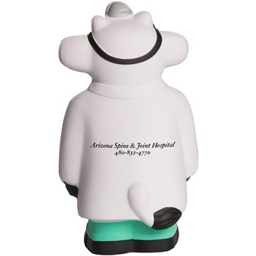 150 Custom Doctor Cow Stress Reliever - Squeeze Toy