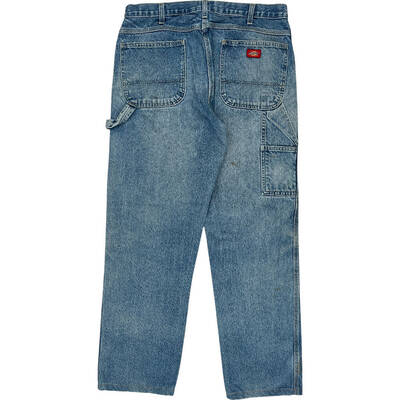 Dickies Carpenter Jeans - 34W 31L - Blue Cotton
