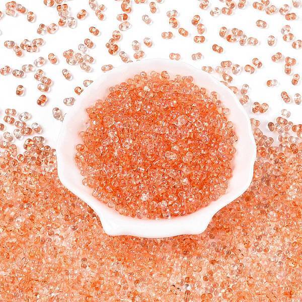 Spray Painted Glass Seed Beads